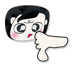 Mr. Kunio. Hello! sticker #13702787