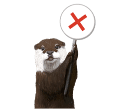 Easy to use!otter sticker #13703167