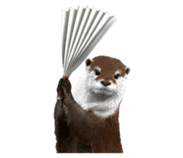 Easy to use!otter sticker #13703189