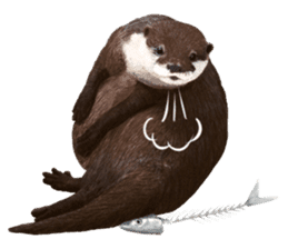 Easy to use!otter sticker #13703193