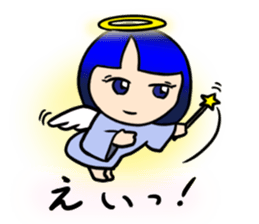 Okappa girl Kato 3 Cheering ver. sticker #13703315