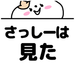 SASSHI- STICKER sticker #13703422