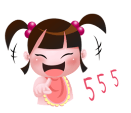 Moo Moo girl sticker #13704540