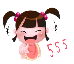 Moo Moo girl sticker #13704540