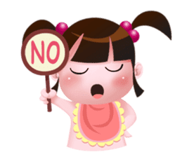 Moo Moo girl sticker #13704541