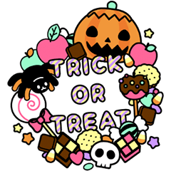 Spooky Cutie Halloween Stickers By Siobhan Brewer