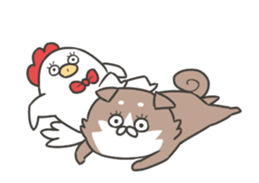 shibainu&tebasakisan Animated sticker #13705233