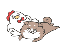 shibainu&tebasakisan Animated sticker #13705233