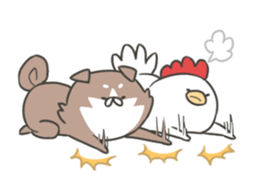 shibainu&tebasakisan Animated sticker #13705235