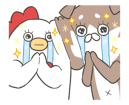 shibainu&tebasakisan Animated sticker #13705236