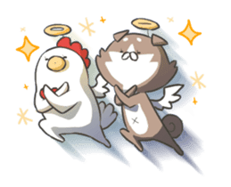 shibainu&tebasakisan Animated sticker #13705237