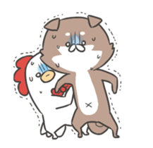 shibainu&tebasakisan Animated sticker #13705239