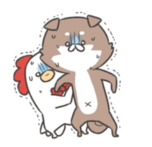 shibainu&tebasakisan Animated sticker #13705239