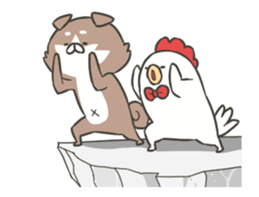 shibainu&tebasakisan Animated sticker #13705241