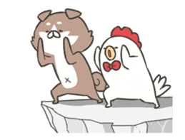 shibainu&tebasakisan Animated sticker #13705241