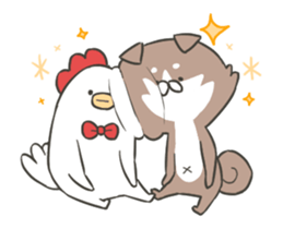 shibainu&tebasakisan Animated sticker #13705242