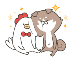shibainu&tebasakisan Animated sticker #13705242