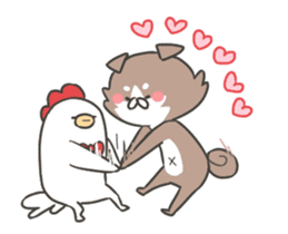 shibainu&tebasakisan Animated sticker #13705243