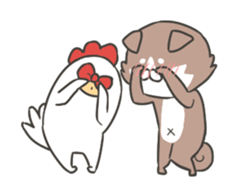 shibainu&tebasakisan Animated sticker #13705244