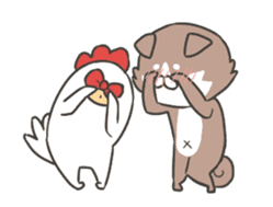 shibainu&tebasakisan Animated sticker #13705244