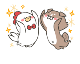 shibainu&tebasakisan Animated sticker #13705245