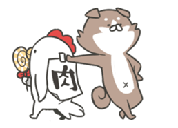 shibainu&tebasakisan Animated sticker #13705248