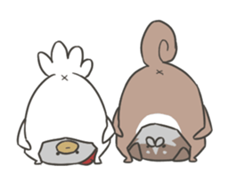 shibainu&tebasakisan Animated sticker #13705250
