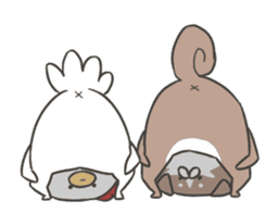 shibainu&tebasakisan Animated sticker #13705250