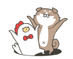 shibainu&tebasakisan Animated sticker #13705253