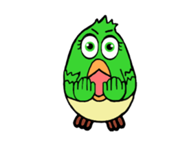 Bird lovers sticker #13705393