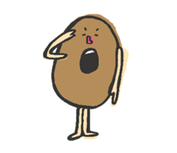 potato egg sticker #13705630