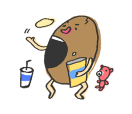 potato egg sticker #13705632