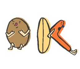 potato egg sticker #13705634