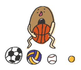 potato egg sticker #13705638