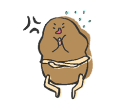 potato egg sticker #13705653