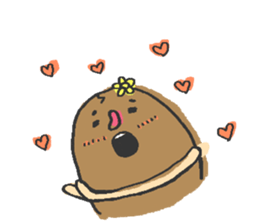 potato egg sticker #13705661