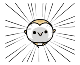 Mamefuku of barn owl animetion version sticker #13705713