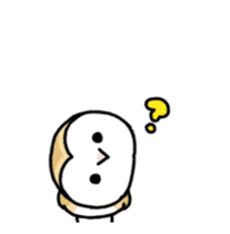 Mamefuku of barn owl animetion version sticker #13705714