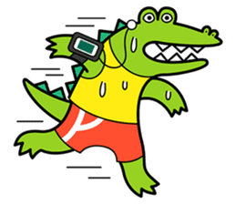 Anxious Crocodile sticker #13705734