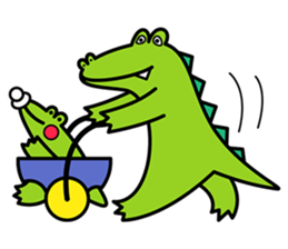 Anxious Crocodile sticker #13705738