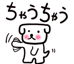 dog of square face sticker part4 sticker #13705942