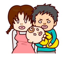 Pretty grandma. sticker #13705979