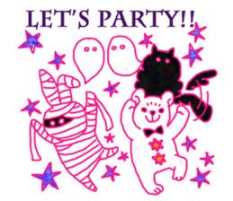 Horror night animals sticker #13706461