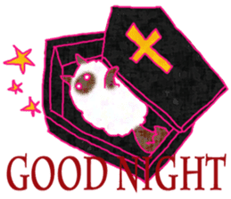 Horror night animals sticker #13706463