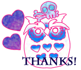 Horror night animals sticker #13706466