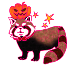 Horror night animals sticker #13706486