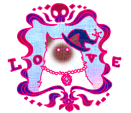 Horror night animals sticker #13706490