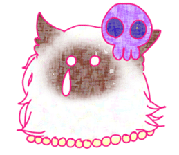 Horror night animals sticker #13706492