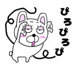 yasagure rabbit sticker #13706658