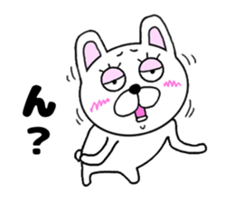 yasagure rabbit sticker #13706671